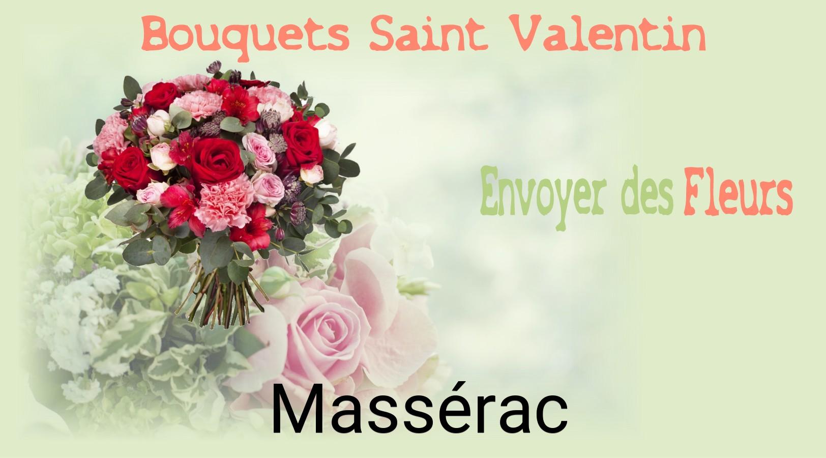 Roses de Saint-Valentin livrées à Massérac